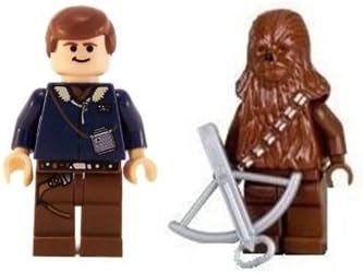 Han Solo & Chewbacca - LEGO Star Wars Figures: Amazon.co.uk: Toys & Games