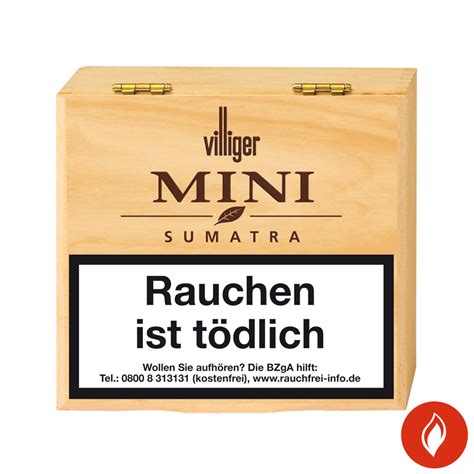 Villiger Mini Sumatra Zigarillos 50er Kiste Jetzt Kaufen Zedaco De