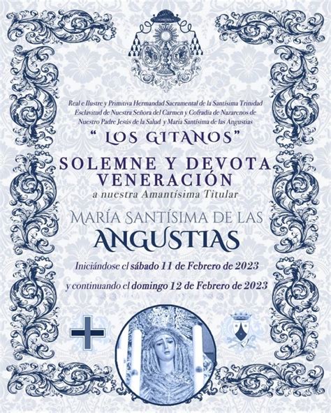 SOLEMNE Y DEVOTA VENERACIÓN EN HONOR A MARÍA SANTÍSIMA DE LAS ANGUSTIAS