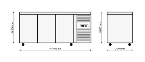 Under Counter Freezer cabinets - Half size freezers - ECO-Fridge Ltd UK