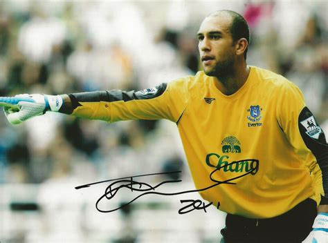 Signed Tim Howard Everton Photo Its Signed Memorabilia