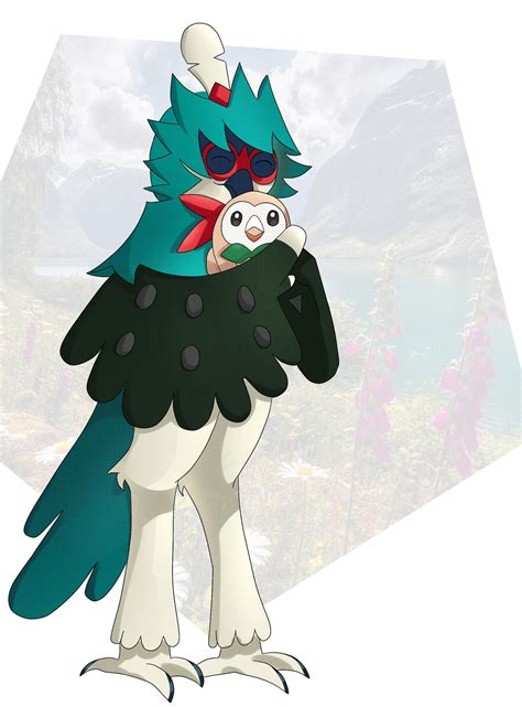 Shiny Decidueye And Rowlet By Yeahiamrathie On Deviantart