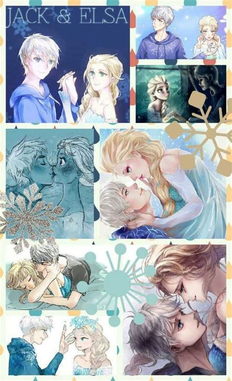 Jelsa fanart, Jack frost and elsa, Jack and elsa