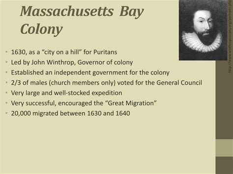 Ppt Massachusetts Bay Colony Powerpoint Presentation Free Download Id 2320380