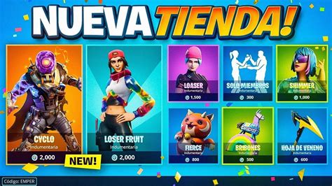 NUEVA TIENDA 22 DE JUNIO TIENDA FORTNITE HOY EN DIRECTO 22 06 2020