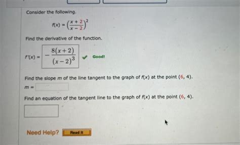 Solved Consider the following. f(x)=(x−2x+2)2 Find the | Chegg.com 