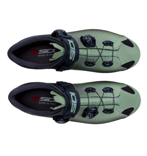 SIDI Genius 10 Green Black Road Cycling Shoes Bike Shoes