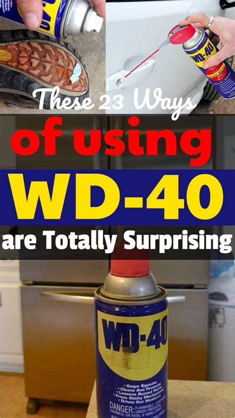 These 51 Ways Of Using Wd 40 Are Totally Surprising Wd 40 Uses Wd 40 Household Cleaning Tips