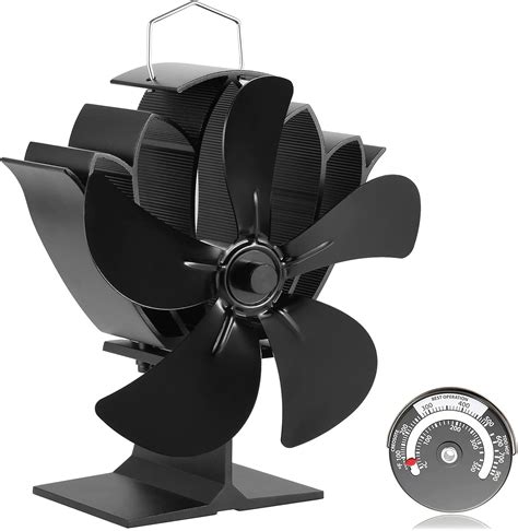 Buy Petchor Blades Heat Powered Stove Fan Non Electric Fireplace Fan