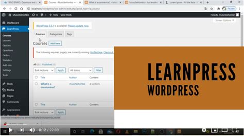 Learnpress Plugin Wordpress Sell Courses With Learnpress For