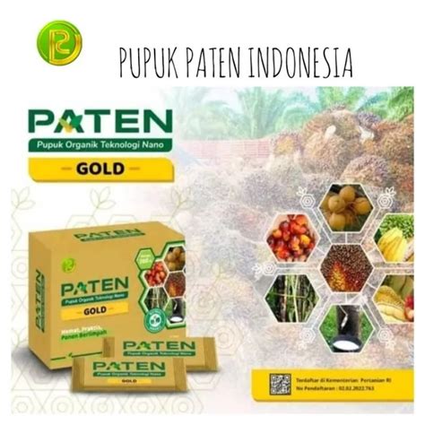 Jual Pupuk Organik Paten Gold 1 Box 12 Sachet Shopee Indonesia