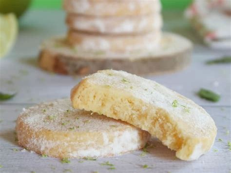 Délicieux biscuits sablés fondants au citron vert de Martha Stewart