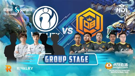 IG Vitality Vs OB Neon Huya Dota 2 Winter Invitational 2021 Group