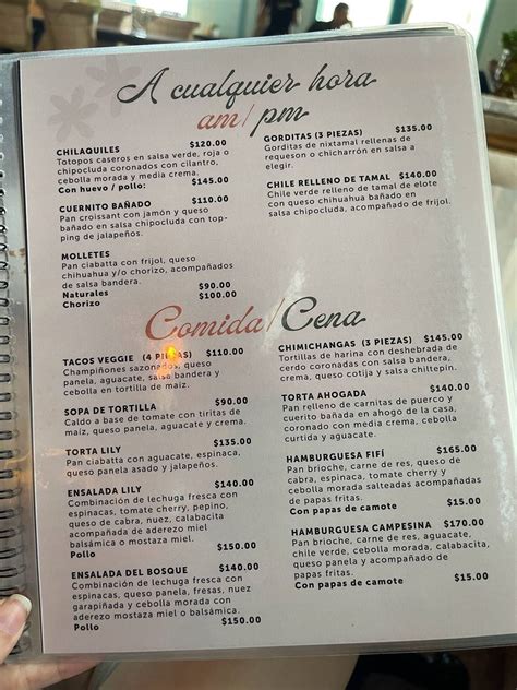 Carta De Casa Garmendia Caf Hermosillo