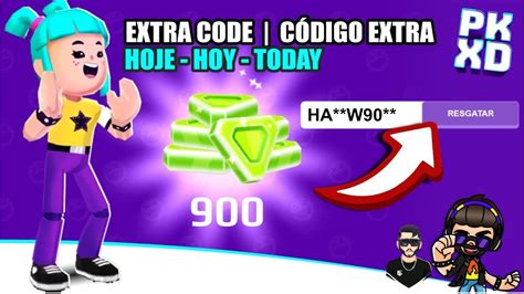 PK XD 900 GEMAS TOTAIS GRÁTIS RESGATE AGORA O PK XD CODE CÓDIGO