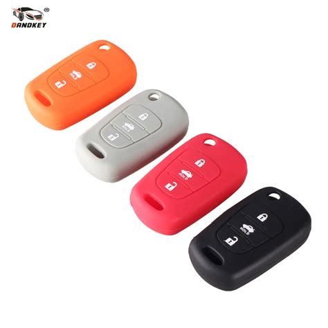 DANDKEY Key Case 3 Button Cover Silicone Skin Fob For Hyundai I30 IX35