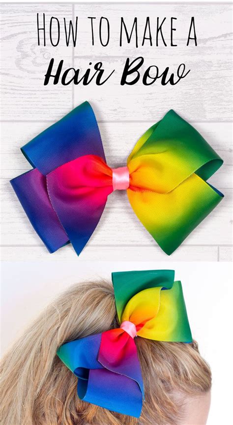 Make Your Own Diy Jojo Bow Huge Boutique Hair Bow Craft Tutorial How