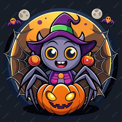 Spider in halloween costume | Premium AI-generated vector