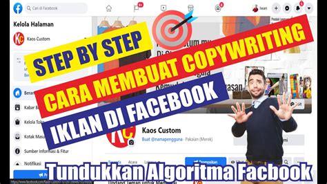 LANGKAH DASAR MEMBUAT COPYWRITING IKLAN FACEBOOK YouTube