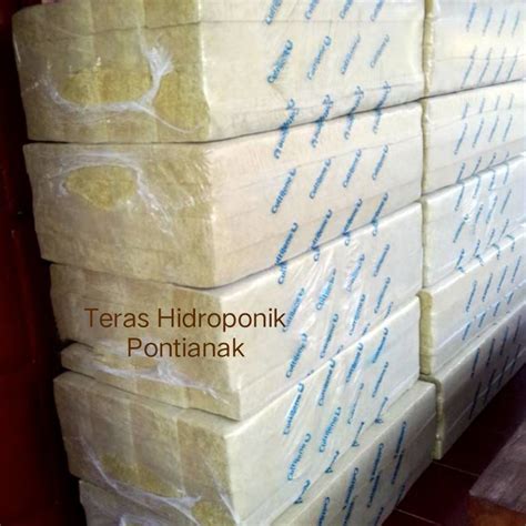 Jual Rockwool Hidroponik 1 Slab Shopee Indonesia