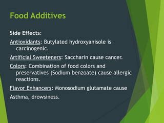 Food additives by shahla abid | PPT