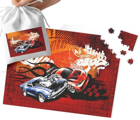 Puzzle Hot Whe Els Wzory Z Bajek I Gier Prezent Dla Dzieci 35El Woreczek WORLD CASE Sklep