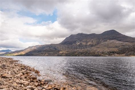 Slioch And Loch Maree In The Highlands Of Scotland Stock Image Image