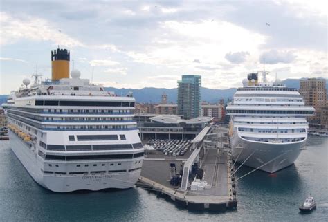 Costa Fortuna And Costa Fascinosa At Their Home Port Of Savona