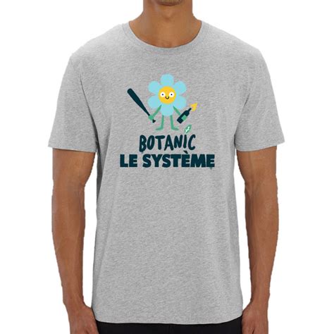 T Shirt Homme Coton Bio Botanic Le Syst Me