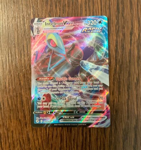 Inteleon Vmax 079 264 Fusion Strike Ultra Rare Pokemon NM MINT EBay