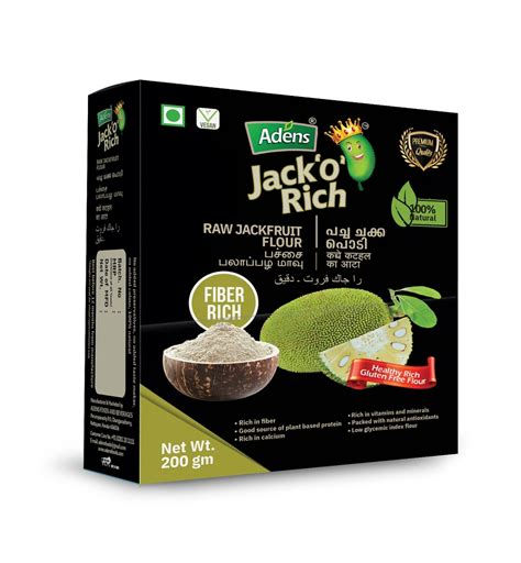 Brown 200gm Adens Jacko Rich Raw Jackfruit Powder Box At Rs 140 Pack