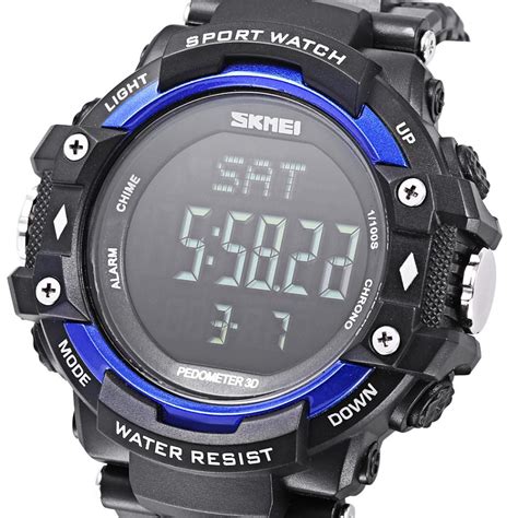 Men S Watches Skmei Multifunctional Digital Watch Pedometer