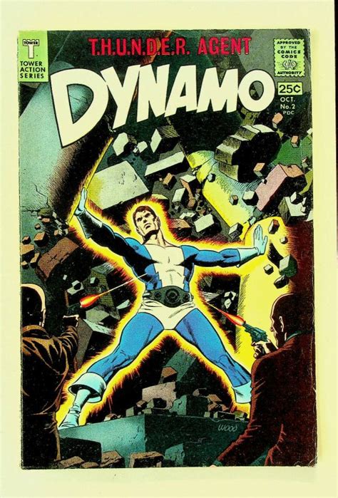 Thunder Agent Dynamo 2 Oct 1966 Tower Good Comic Books