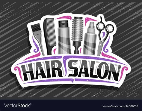 Unique Hair Salon Hair Salon Logos Decorative Signs Hair Art