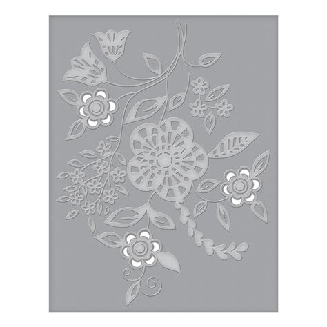 Spellbinders Cut Emboss Folders Blooming Sprigs