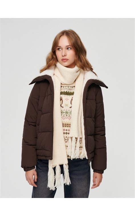 Šal sa resama boja nude HOUSE 2106X 02X