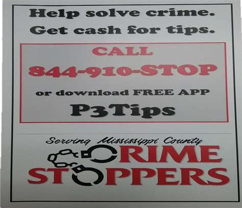 Crime Stoppers 12112017 Press Releases Mississippi County Ar Sheriff