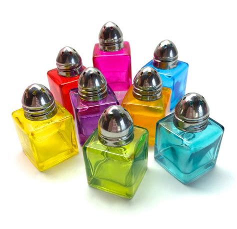 Eight Mini Salt And Pepper Shakers In Colors Of The By Marshhome 24 00 Types Of Ceramics