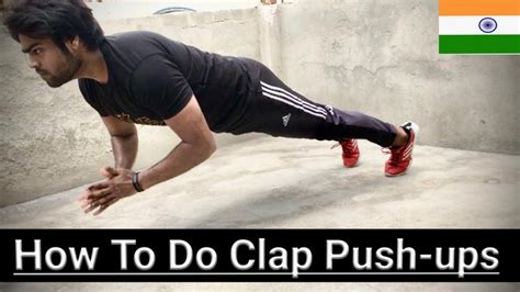 How To Do Clap Push Ups At Home Easy Trick Ll Rajatfitness Naturalbodybuilding Clappushups