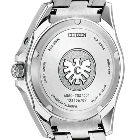 The Citizen Aq M Titanium Eco Drive Solar Watch Indigo Dye Washi