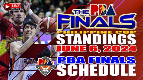 PBA Schedule Today PBA Standing Today June 6 2024 PBA Update Today