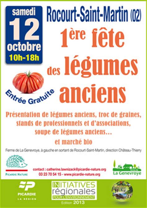 Picardie Nature La Fête des légumes anciens se prépare