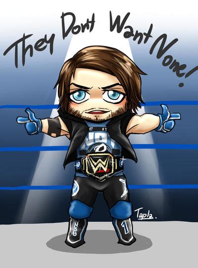 WWE Champion AJ Styles by Tapla on DeviantArt