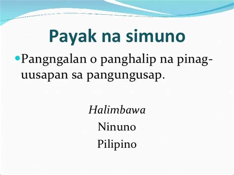 Larawan Halimbawa Ng Payak Na Pangungusap