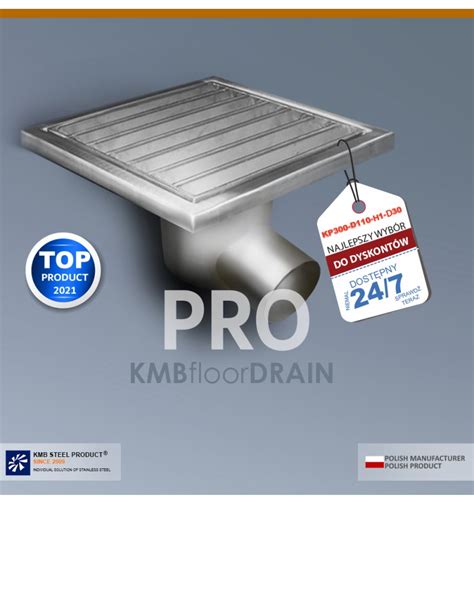 PRO KP300-D110-H1 - kratka ściekowa | KMB24