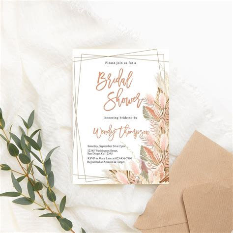 Bridal Shower Party Bridal Shower Invitations Party Invitations