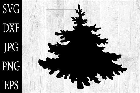 Pine Tree Silhouettes Pine Tree Svg Eps Graphic By Aleksa Popovic