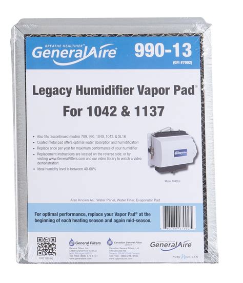 Amazon GeneralAire 990 13 Humidifier Water Filter GFI 7002