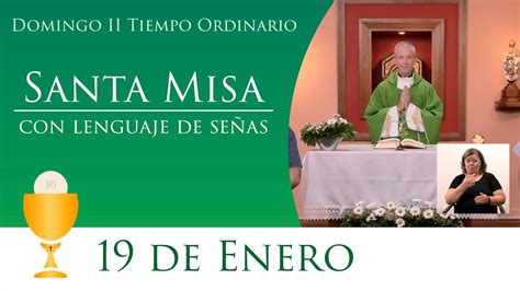 Santa Misa Domingo 19 De Enero 2020 YouTube