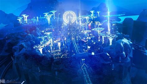 Atlantic Concept Art Aquaman Aquaman Concept Art Underwater City